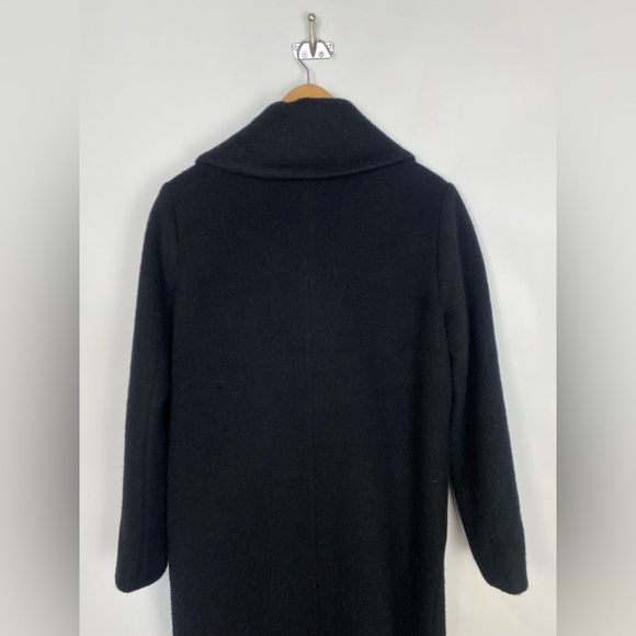 1990s The Limited Wool Mohair blend Longline Overcoat Small - Picture 7 of 13